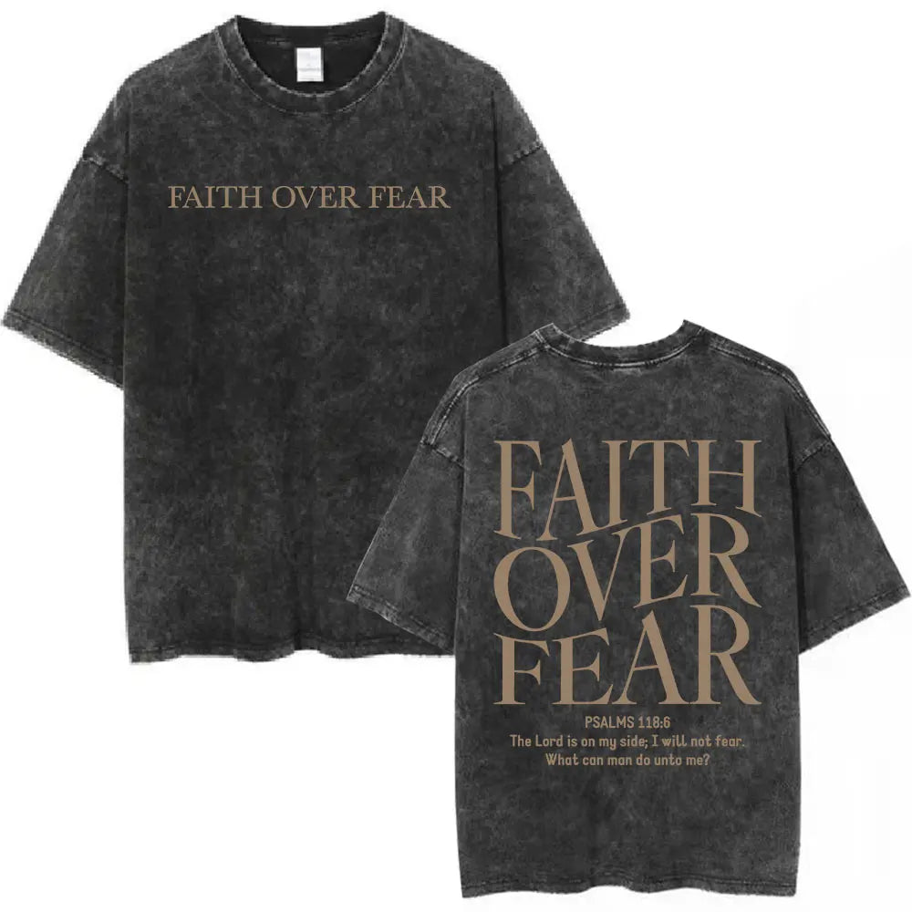 Salvation Jesus Paid It All Vintage Washed T Shirts Christian Bible Verse T-shirt Mens Women Fashion Oversized Cotton T-shirts